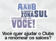 Ajude a nomear os espaços do Clube