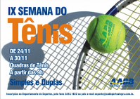 Uma semana inteira para os tenistas