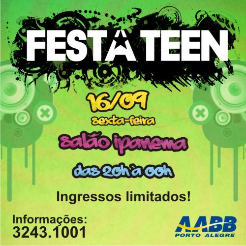 Galerinha Teen comandou a festa na AABB
