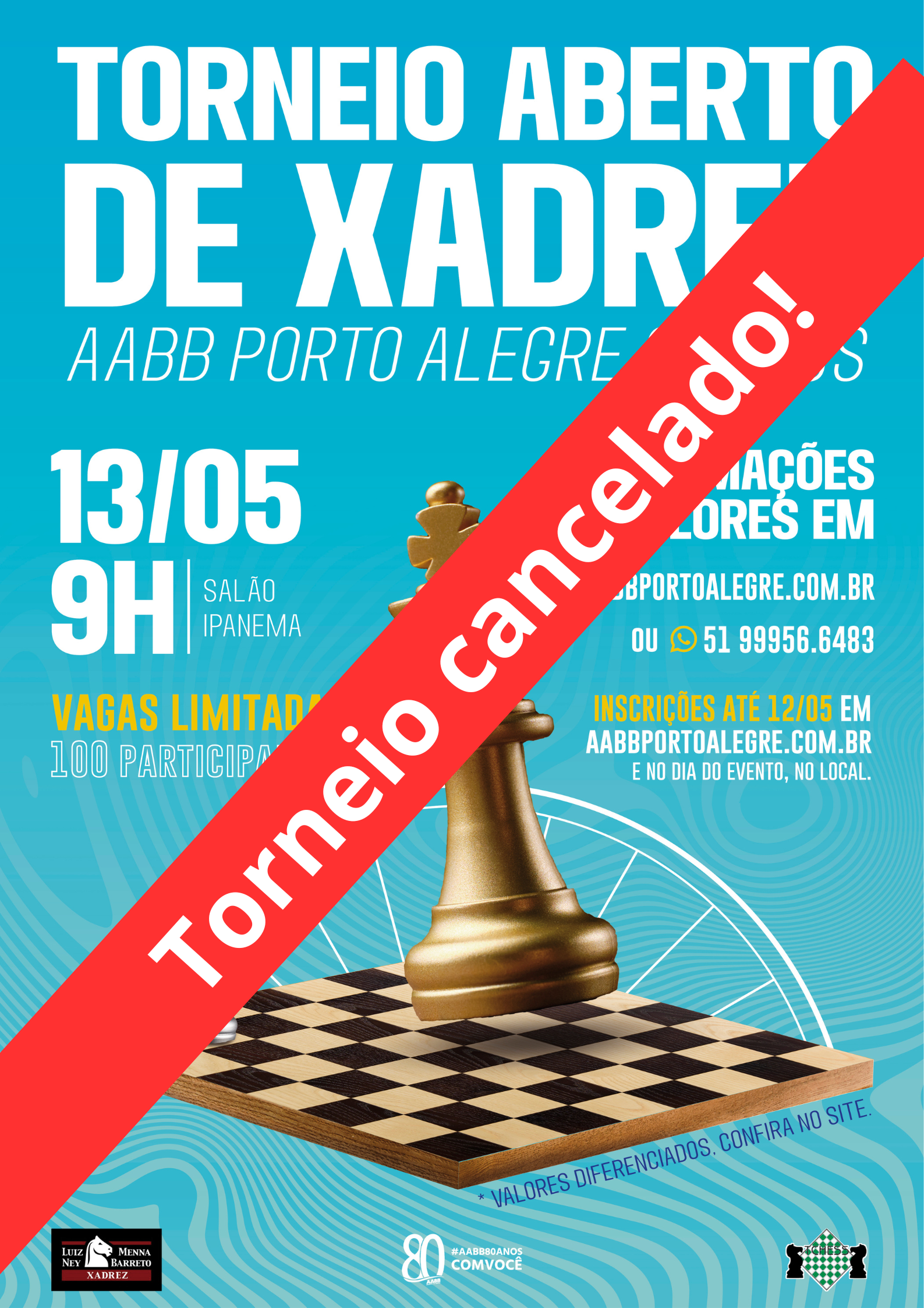 O Xadrez na vitrine da AABB - AABB Porto Alegre