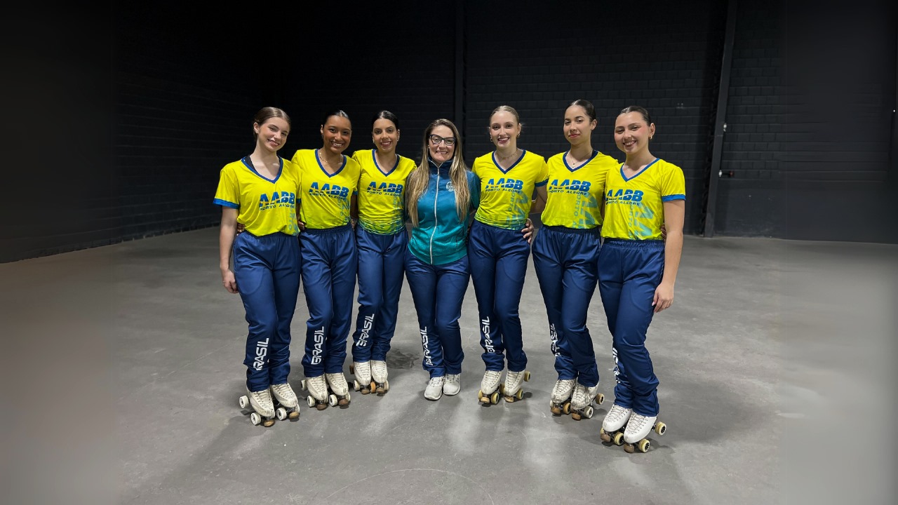 Equipe de Patinação da AABB Porto Alegre na Itália - AABB Porto Alegre